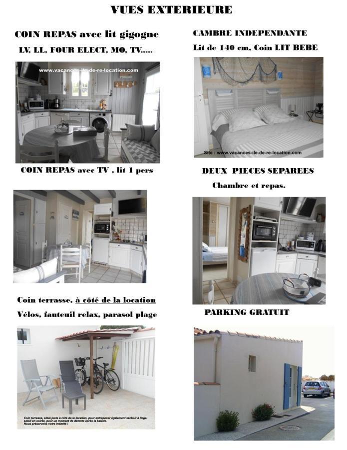 Ile De Re, La Danae, Velos, Wifi, Possibilite Cuisine, Linge, Parking Gratuit Saint-Martin-de-Ré Esterno foto